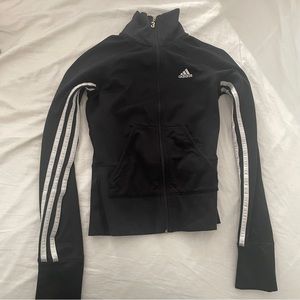 adidas zip-up sweater women's size xs